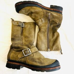 Vintage UGG Rugged Suede Engineer Boots